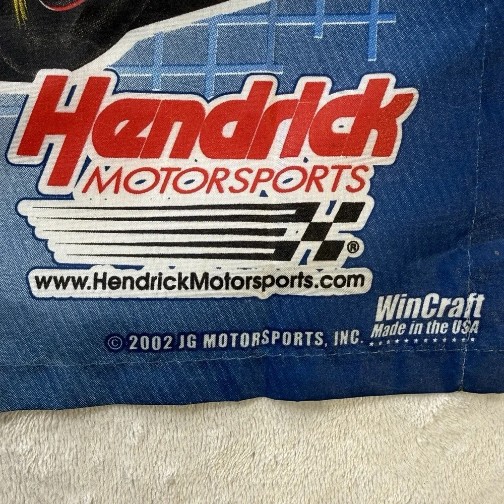 Jeff Gordon #24 NASCAR WinCraft Banner Flag 2002 Dupont Hendrick 27x37 USA